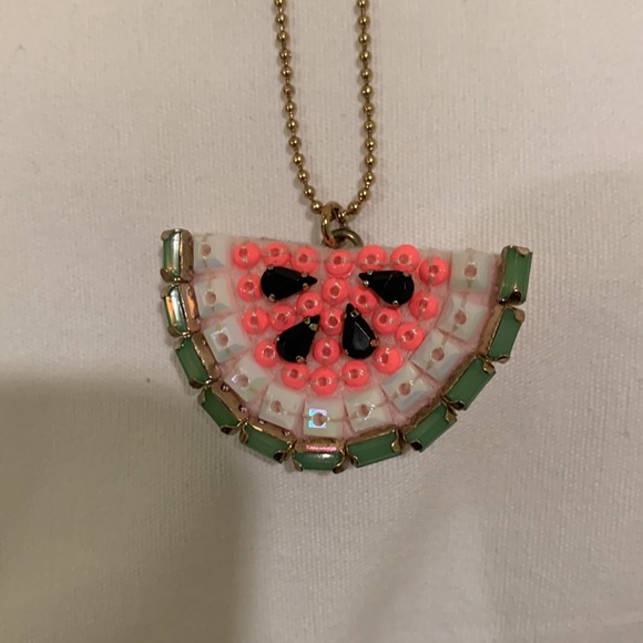 Crewcuts watermelon necklace & free earrings/sleepmask - Picture 2 of 9